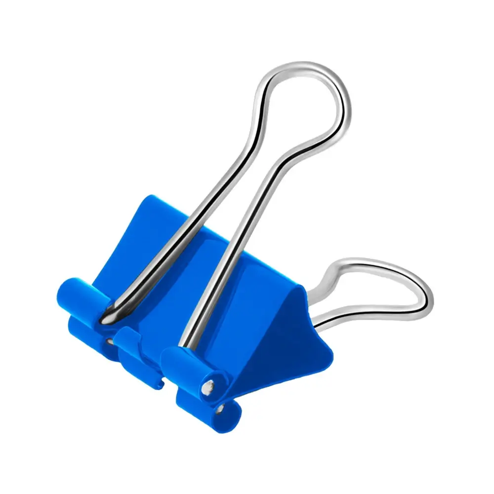 Prendedor de Papel - Colorido - 25mm - Pote C/48 un - Bazze - Imagem 2