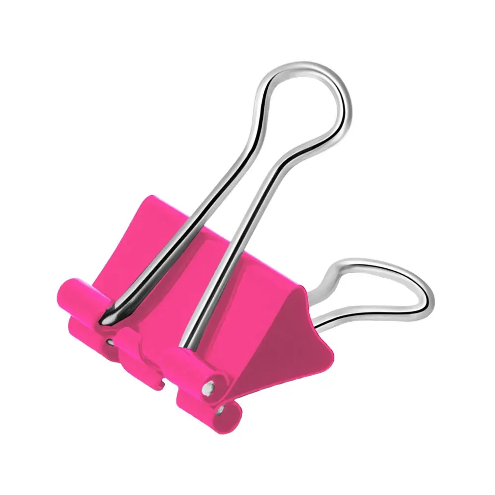 Prendedor de Papel - Colorido - 25mm - Pote C/48 un - Bazze - Imagem 3