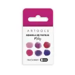 Aquarela Pastilha Matiz - Roseo - 6 Cores - Artools - Thumbnail 1