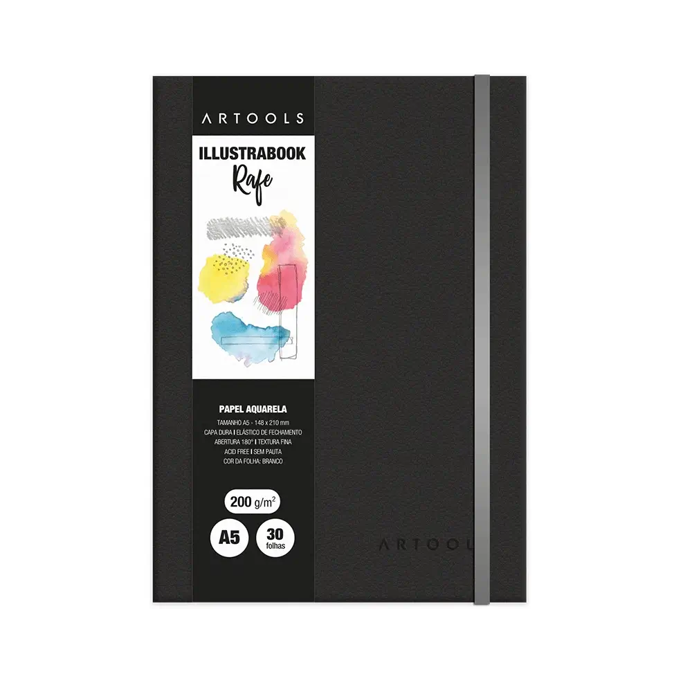 Illustrabook Rafe A5 Celulose - 200g - 30 Folhas - Artools - Imagem 1