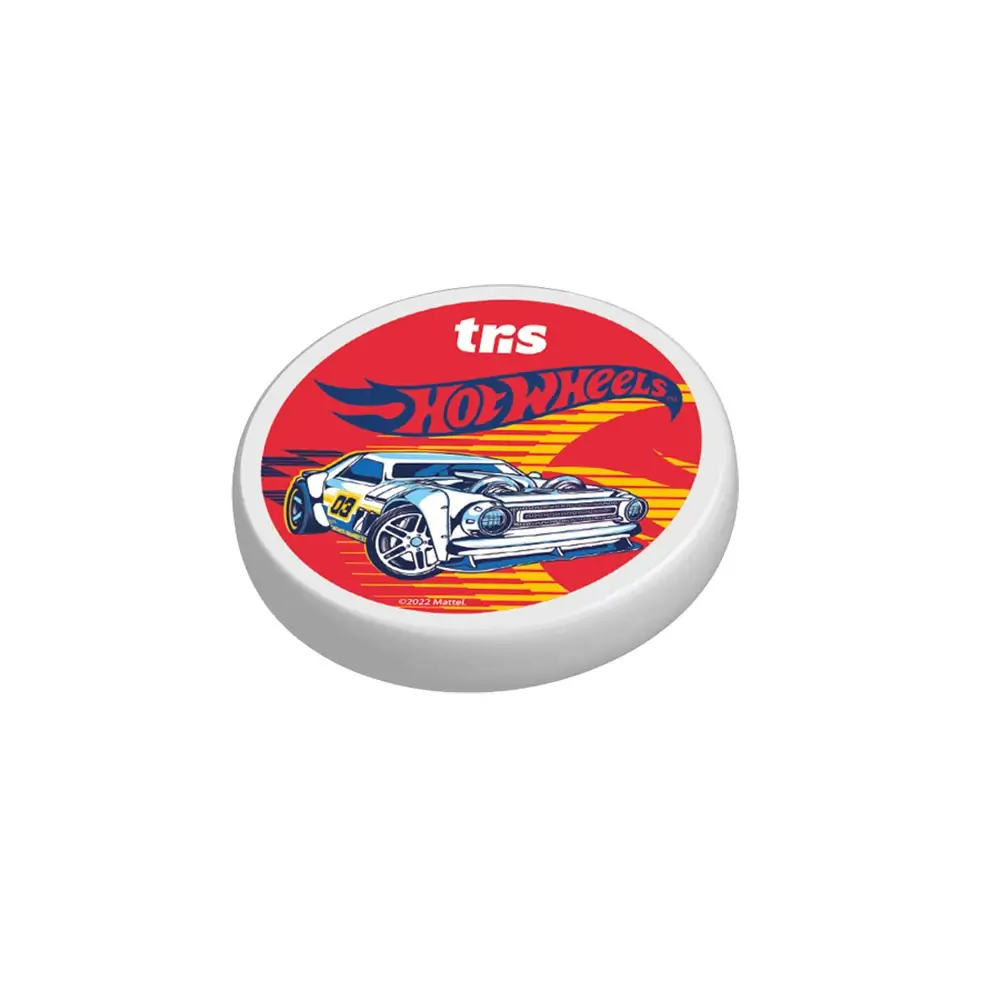Kit Apontador com Depósito + Borracha - Cartela C/2 peças - Hot Wheels - Imagem 2