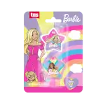 Kit Apontador com Depósito + Borracha - Cartela C/2 peças - Barbie - Thumbnail 1