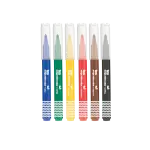 Hidrocor Ponta Grossa Mega Hidro Color - 6 Cores - Tris - Thumbnail 2