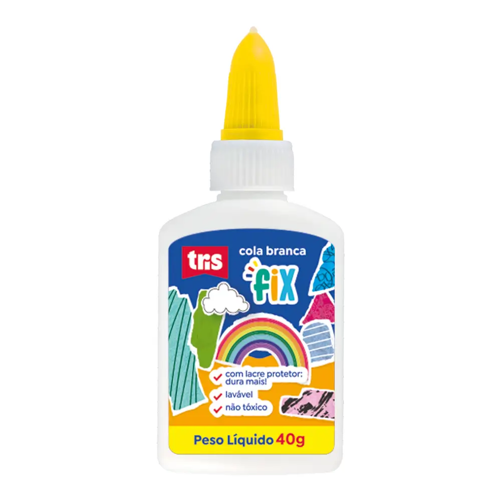 Cola Branca Fix - Tubo 40g - Tris - Imagem 3