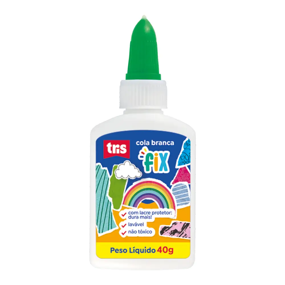 Cola Branca Fix - Tubo 40g - Tris - Imagem 4