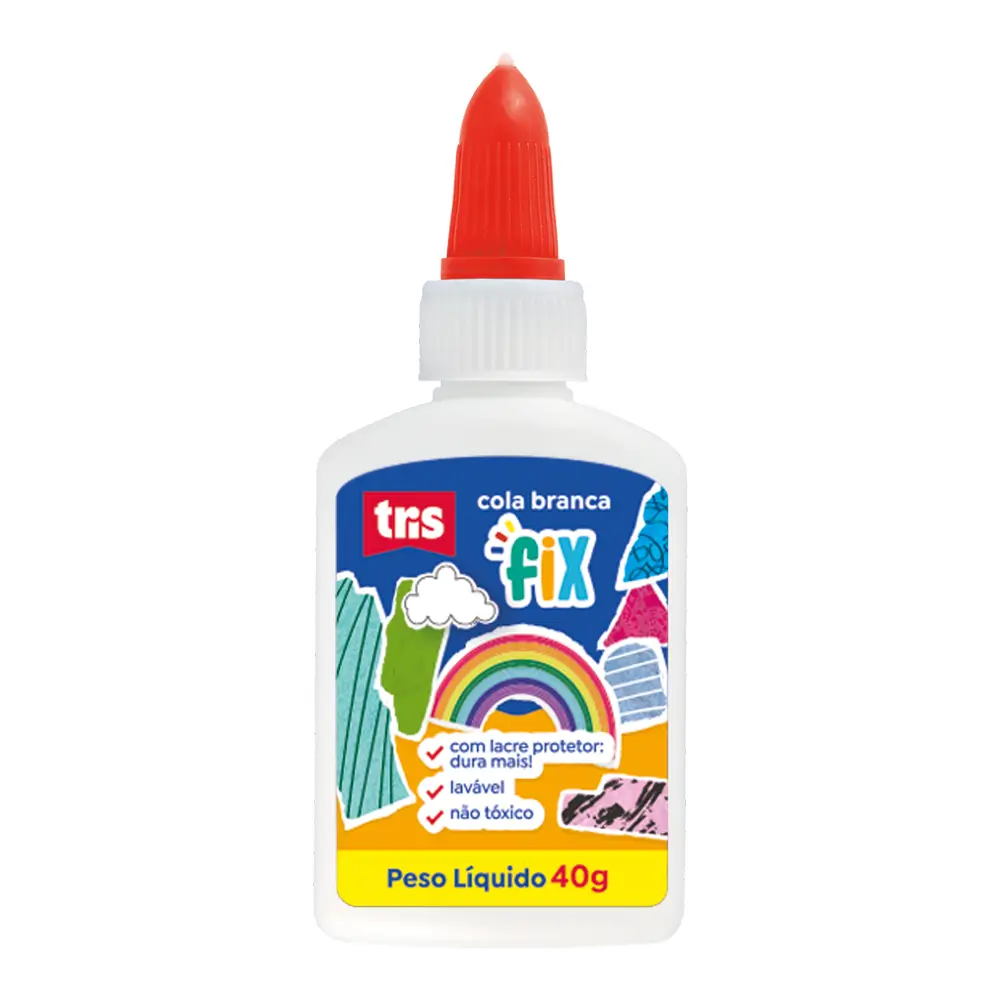 Cola Branca Fix - Tubo 40g - Tris - Imagem 5