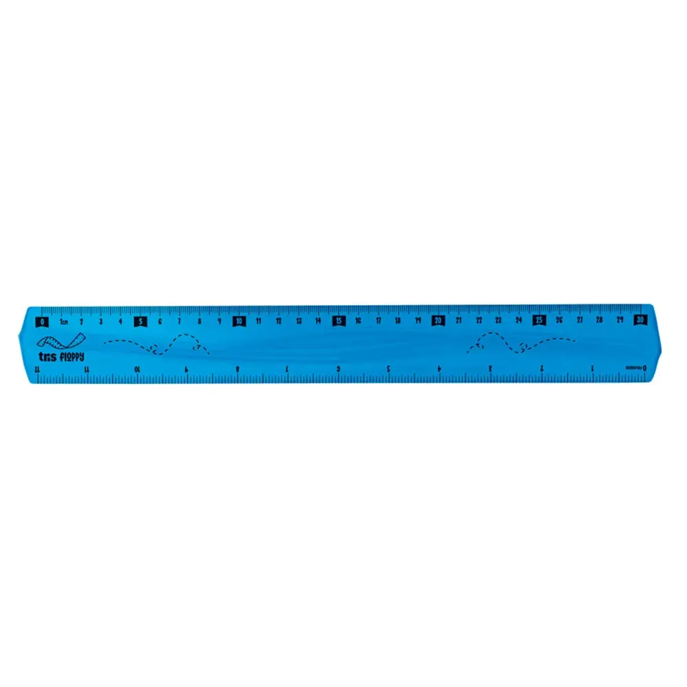 Régua Flexível Floppy - 30cm - Cores Sortidas - Polybag C/1 un - Tris - Imagem 2