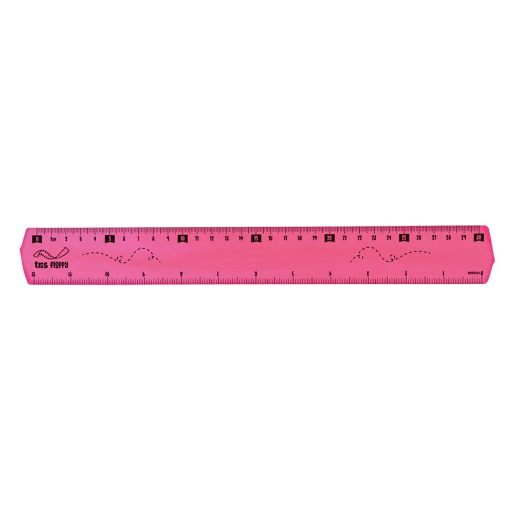 Régua Flexível Floppy - 30cm - Cores Sortidas - Polybag C/1 un - Tris - Imagem 4