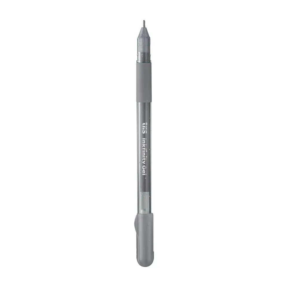 Caneta Gel Inkfinity - Glitter - Prata - 1.0mm - Caixa C/6 un - Tris - Imagem 2
