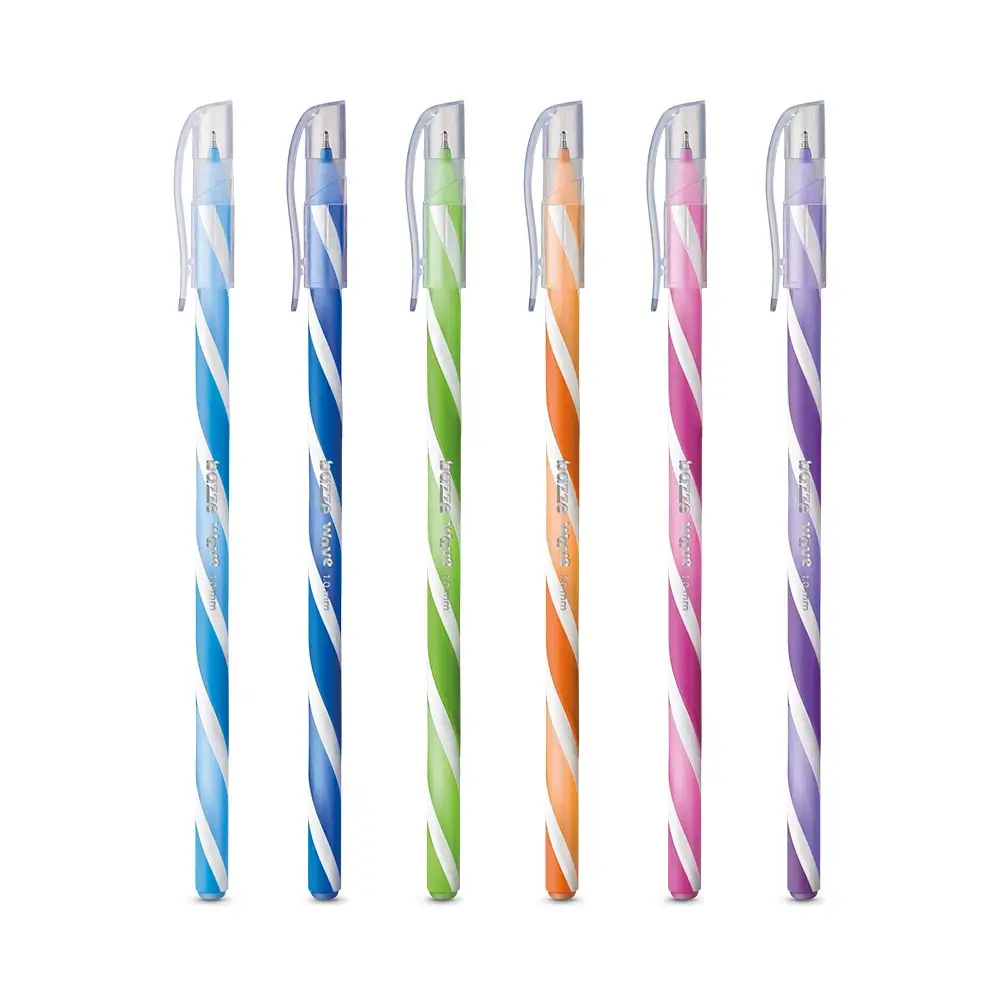 Caneta Esferográfica Wave - Cores Sortidas - 1.0mm - Pote C/24 un - Bazze - Imagem 2