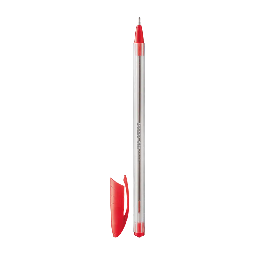 Caneta Esferográfica Six - Vermelho - 1.0mm - Caixa C/50 un - Bazze - Imagem 3