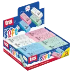 Borracha Soft - Cores Sortidas - Display C/24 un - Tris - Thumbnail 1