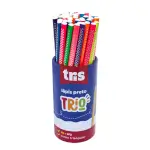 lápis preto - collection trio - hb - pote c/48 un - tris