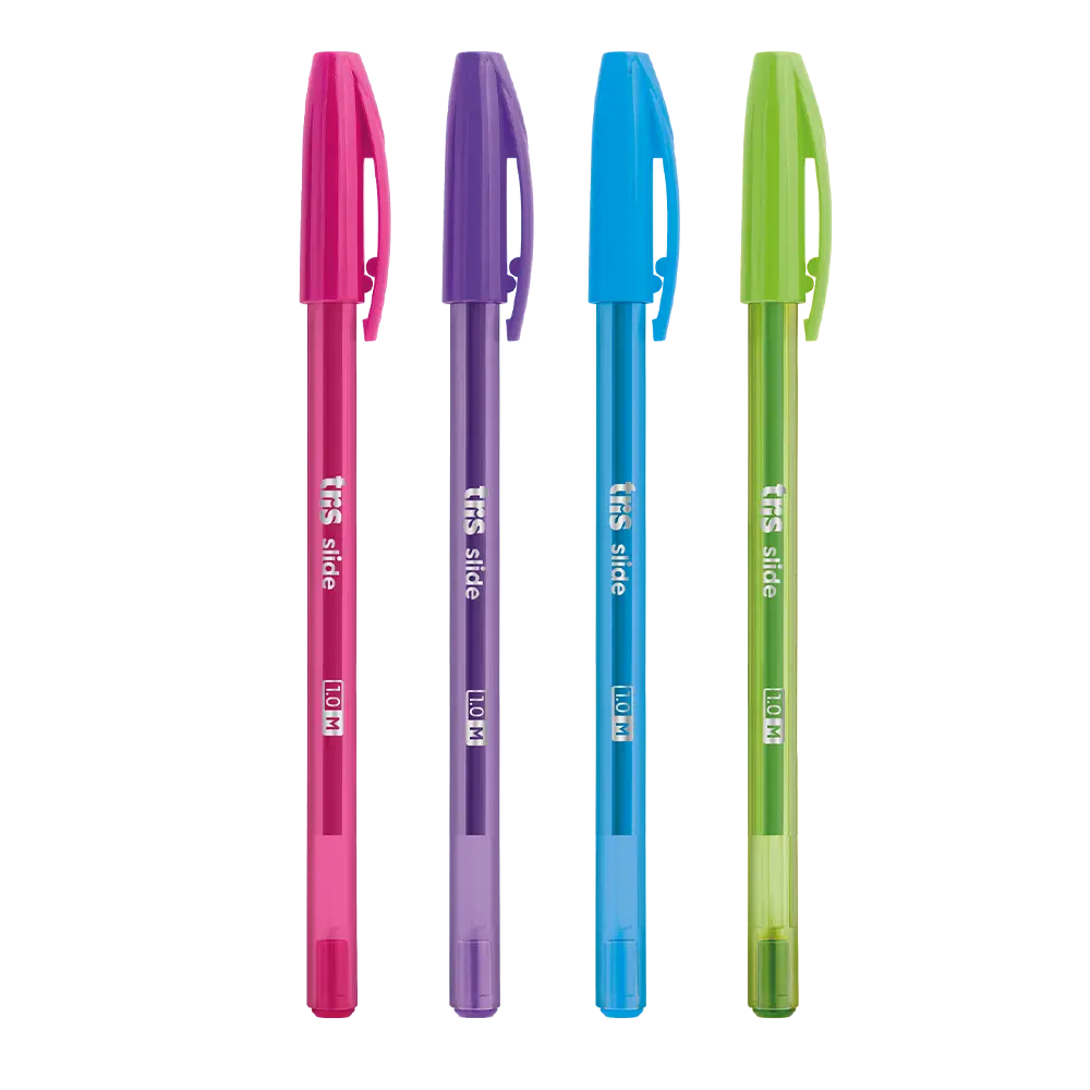 Caneta Esferográfica Slide Fashion - 1.0mm - Caixa C/24 un - Tris - Imagem 2