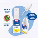 Corretivo Líquido 2 Em 1 - 15ml - Display C/6 un - Tris - Thumbnail 3