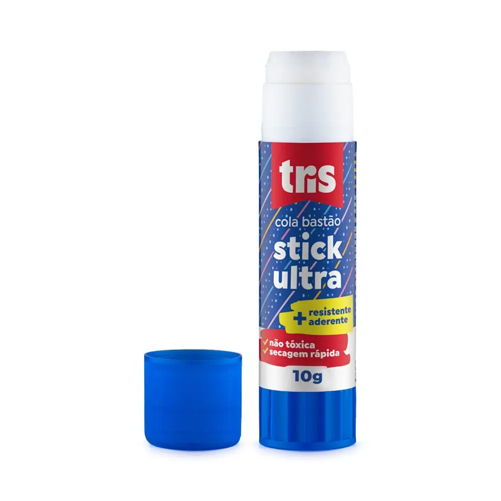 Cola Bastão Stick Ultra - 10g - Shrink C/10 un - Tris - Imagem 3