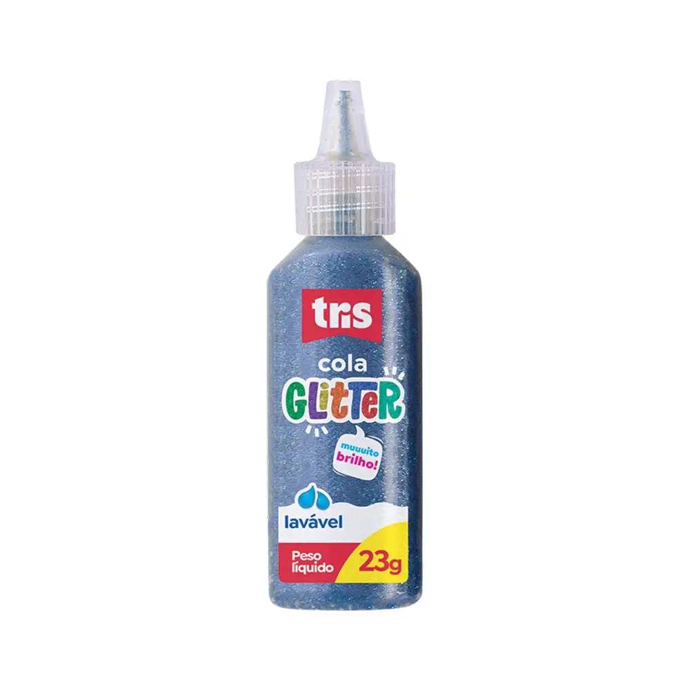 Cola Glitter - 23g - Cores Sortidas - Caixa C/6 un - Tris - Imagem 2