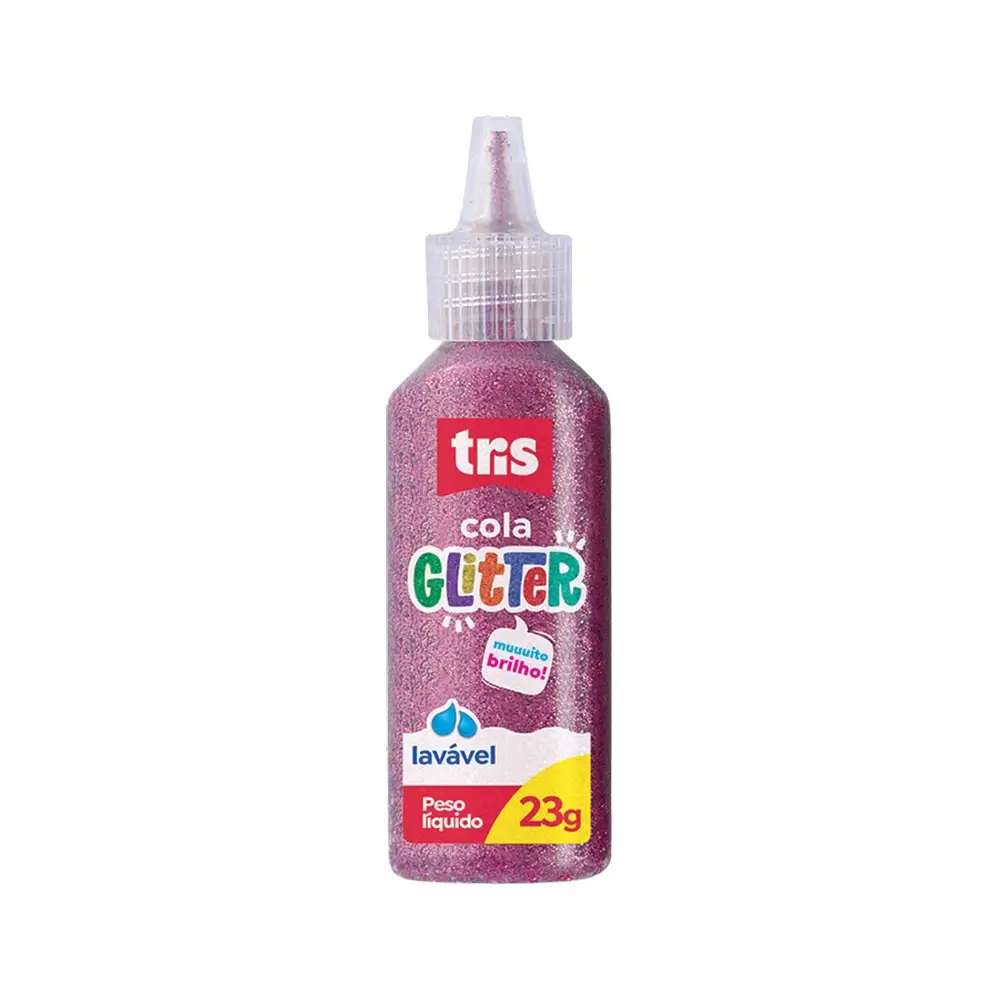 Cola Glitter - 23g - Cores Sortidas - Caixa C/6 un - Tris - Imagem 7