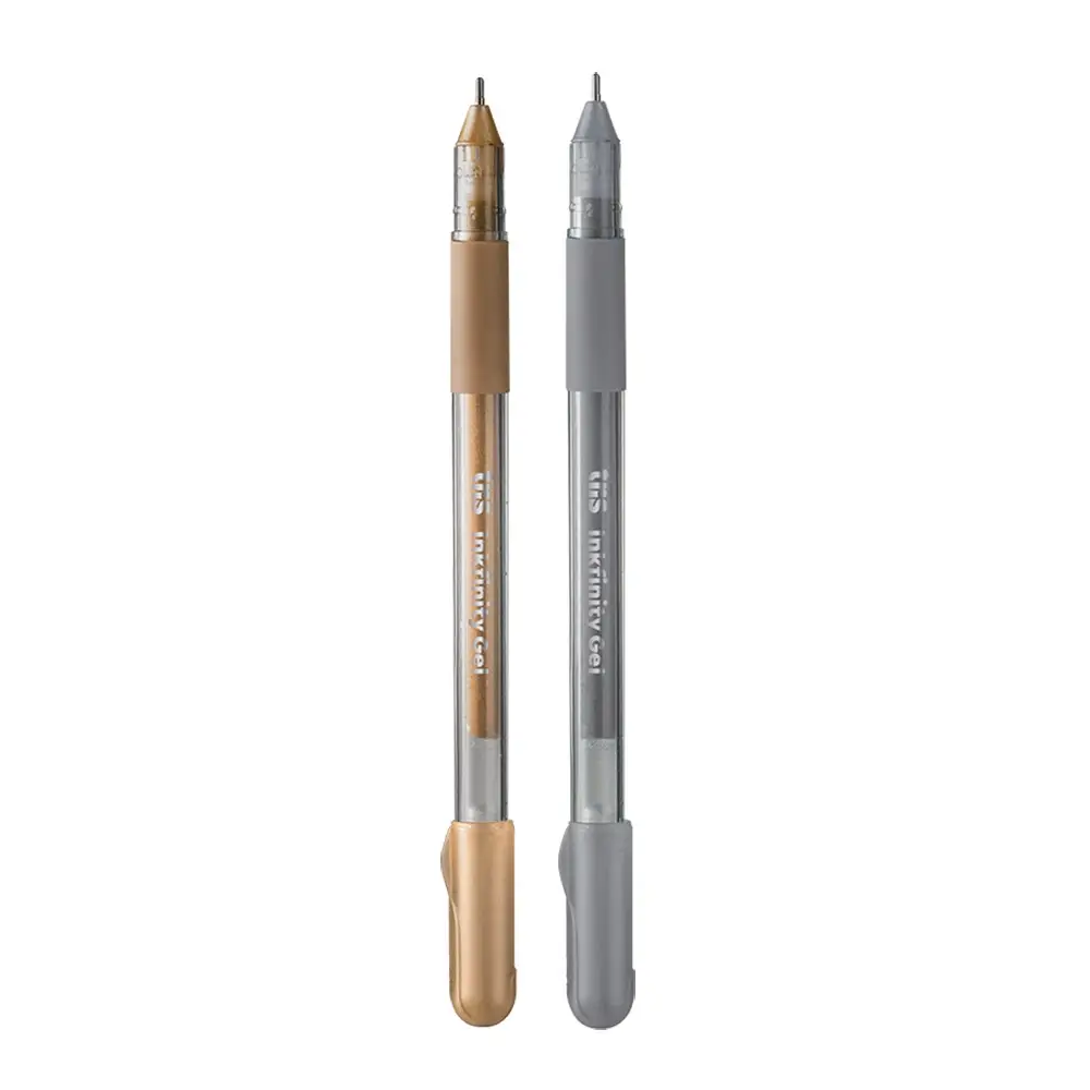 Caneta Gel Inkfinity - Metálica - Ouro/Prata - 1.0mm - Cartela C/2 un - Tris - Imagem 2