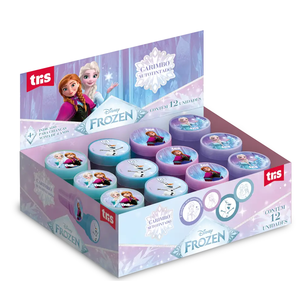 Carimbo Autotintado - Display C/12 un - Frozen - Imagem 1
