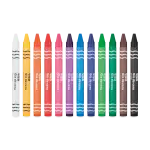 Giz de Cera Fino - 12 Cores - Tris - Thumbnail 2