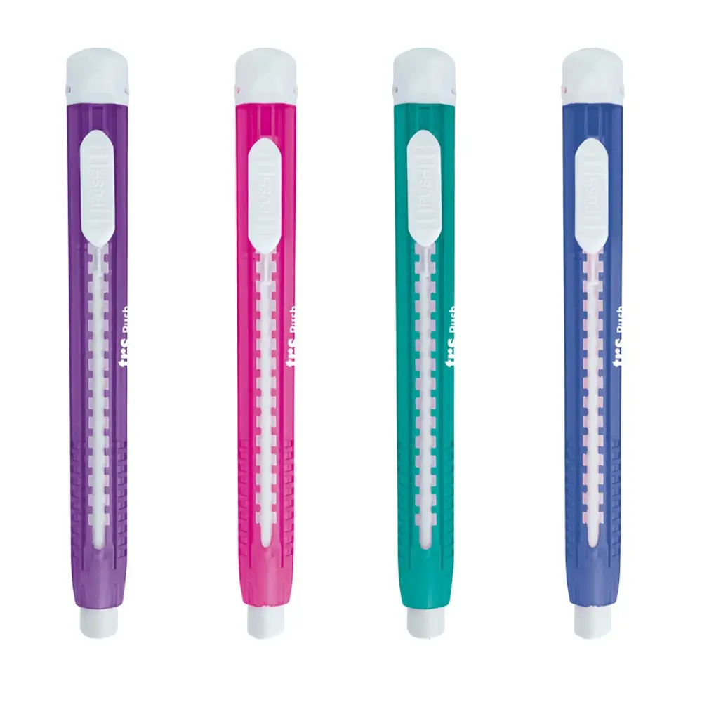 Caneta Borracha Push - Cores Sortidas - Display C/24 un - Tris - Imagem 2