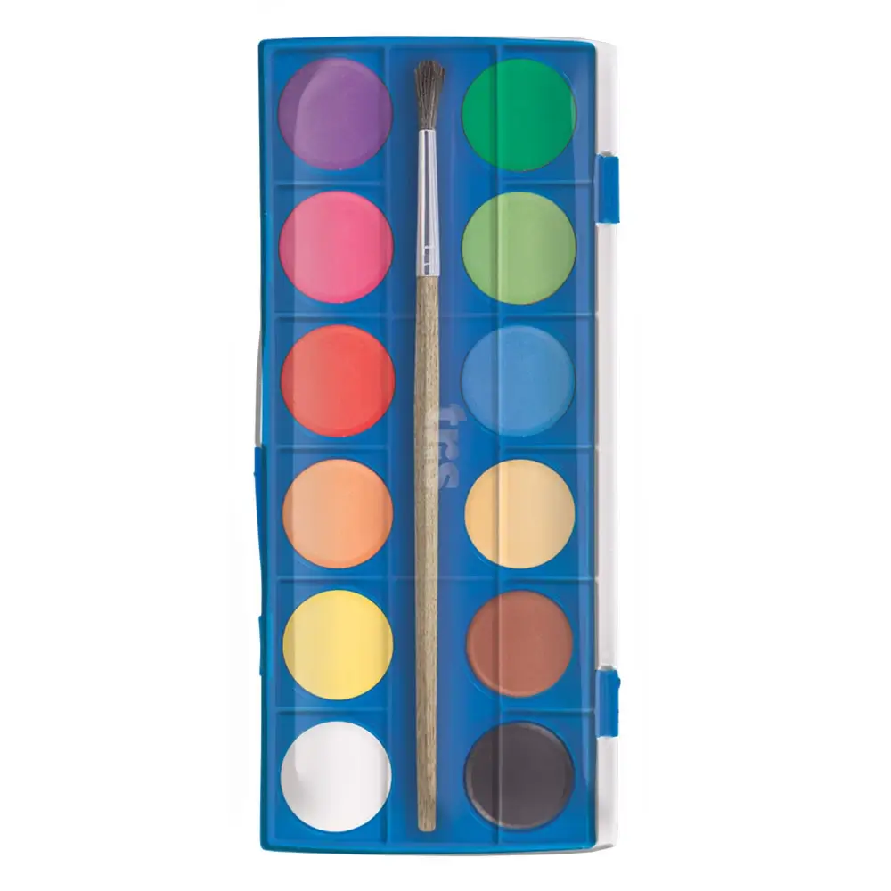 Aquarela Mega Acqua Color - Estojo C/12 Cores - Tris - Imagem 2