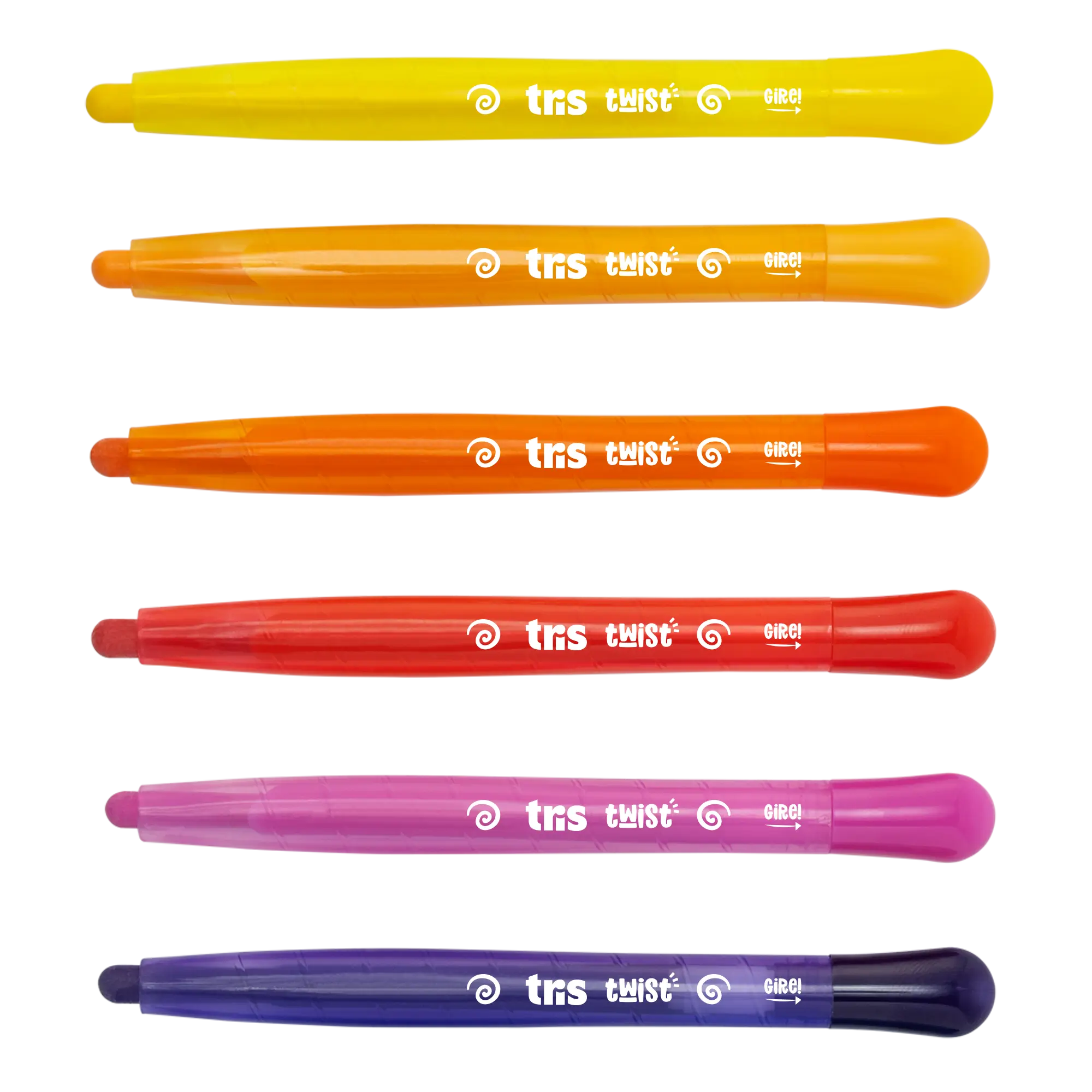 Giz Retrátil New Twist - 12 Cores - Tris - Imagem 2