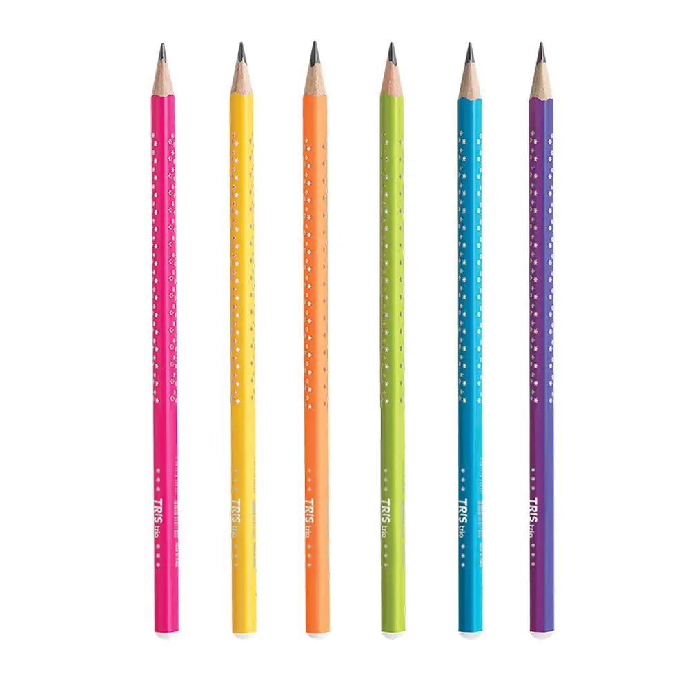 Lápis Preto - Trio Triangular - HB - Cartela C/4 un - Tris - Imagem 2