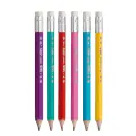 Lápis Preto Tamanho Jumbo com Borracha - HB - Cartela C/3 un + Apontador- Tris - Thumbnail 2