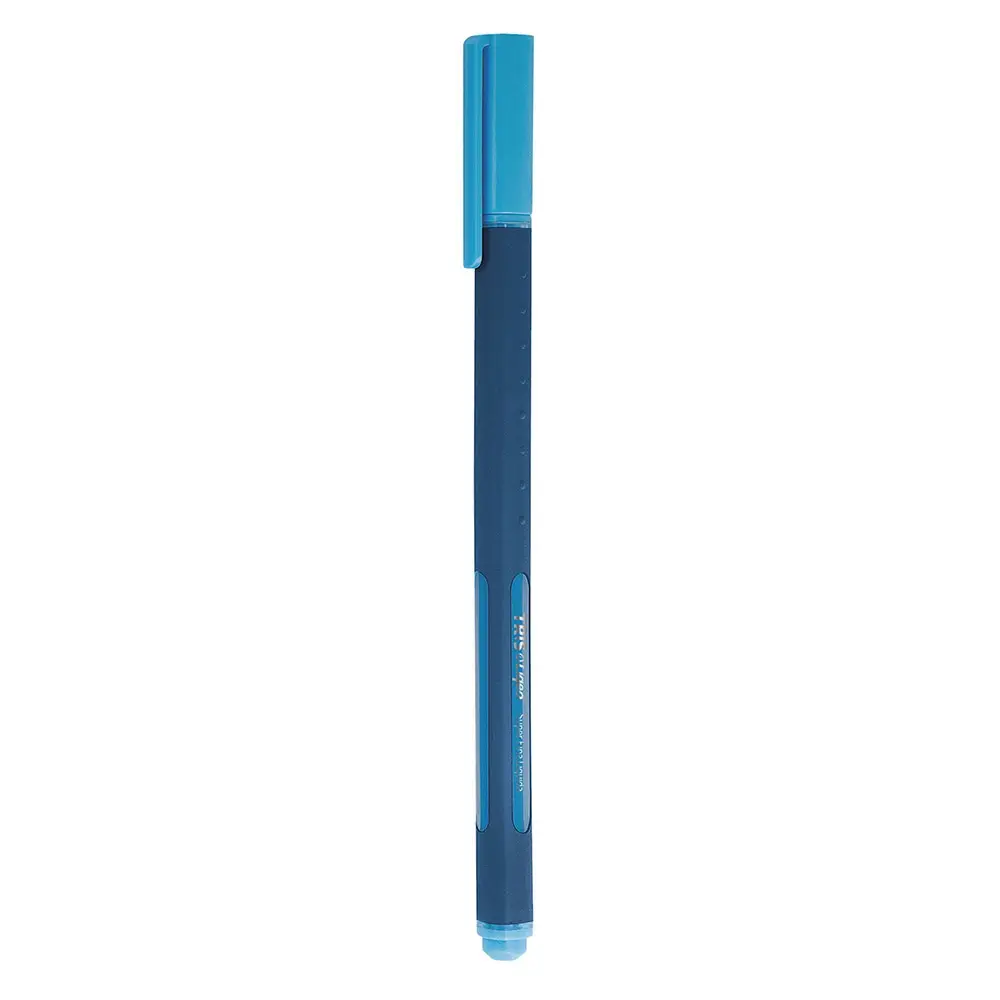 Caneta Superfina Liqeo Neon - Azul - Caixa C/10 un - Tris - Imagem 3