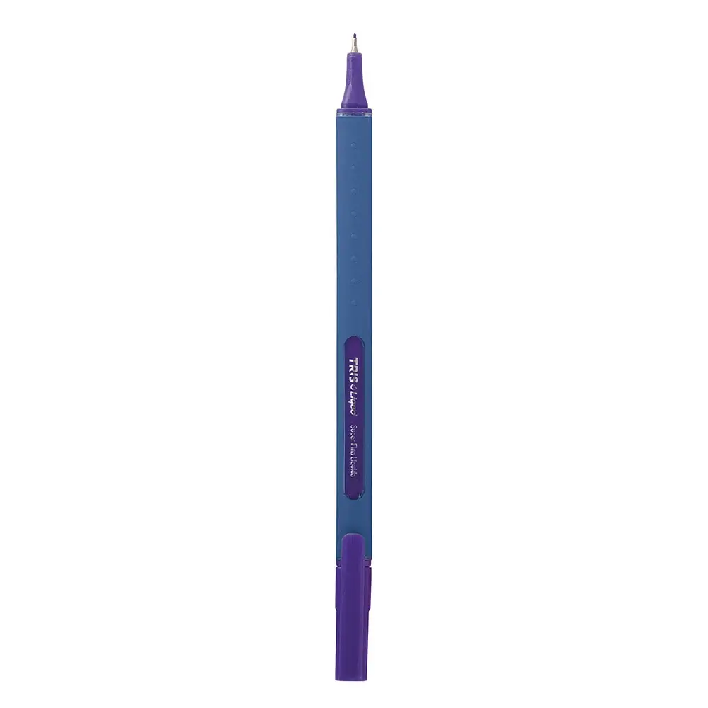 Caneta Superfina Liqeo Neon - Roxo - Caixa C/10 un - Tris - Imagem 2