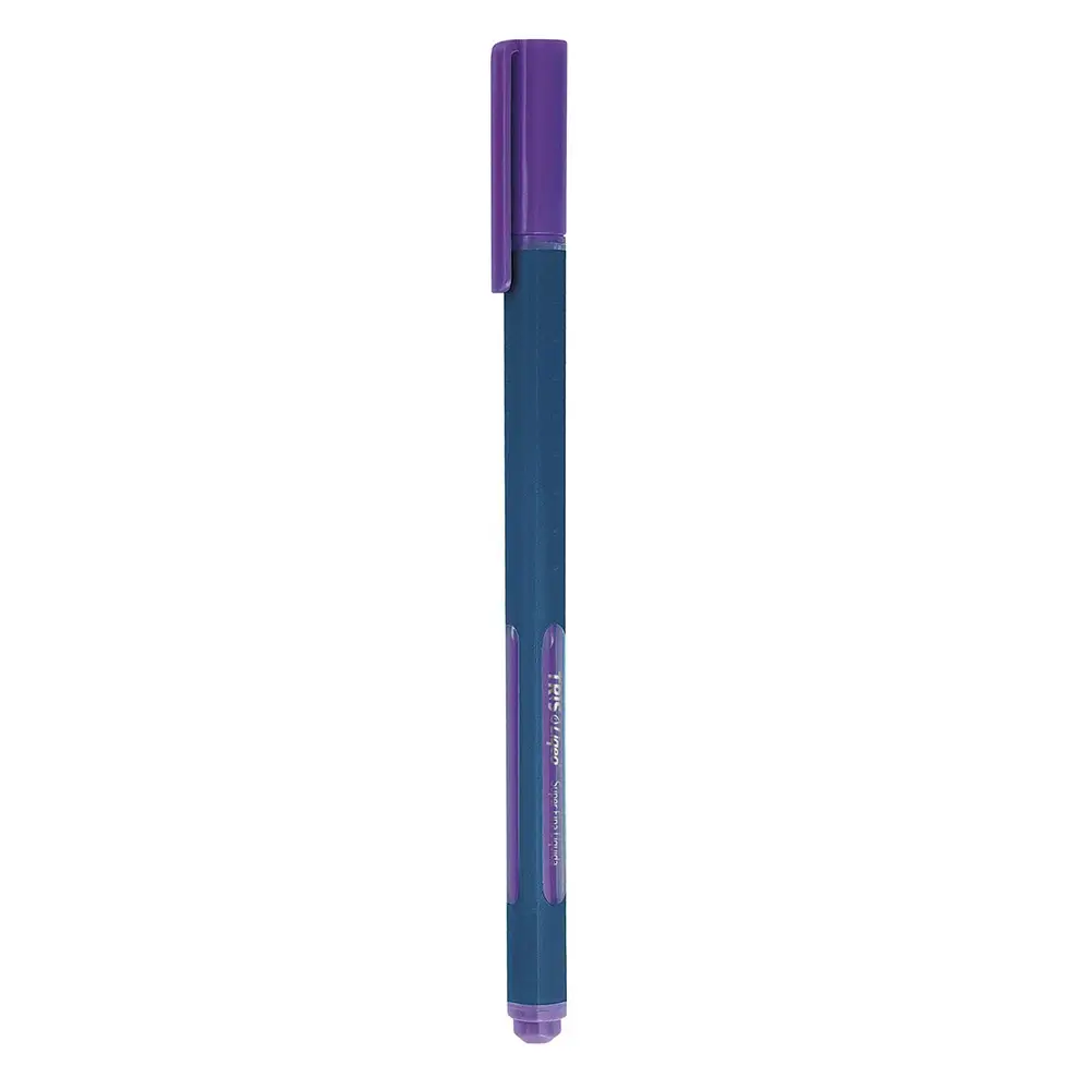 Caneta Superfina Liqeo Neon - Roxo - Caixa C/10 un - Tris - Imagem 3