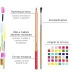 Lápis de Cor Aquarelável Aquarell - 36 Cores - Artools - Thumbnail 3
