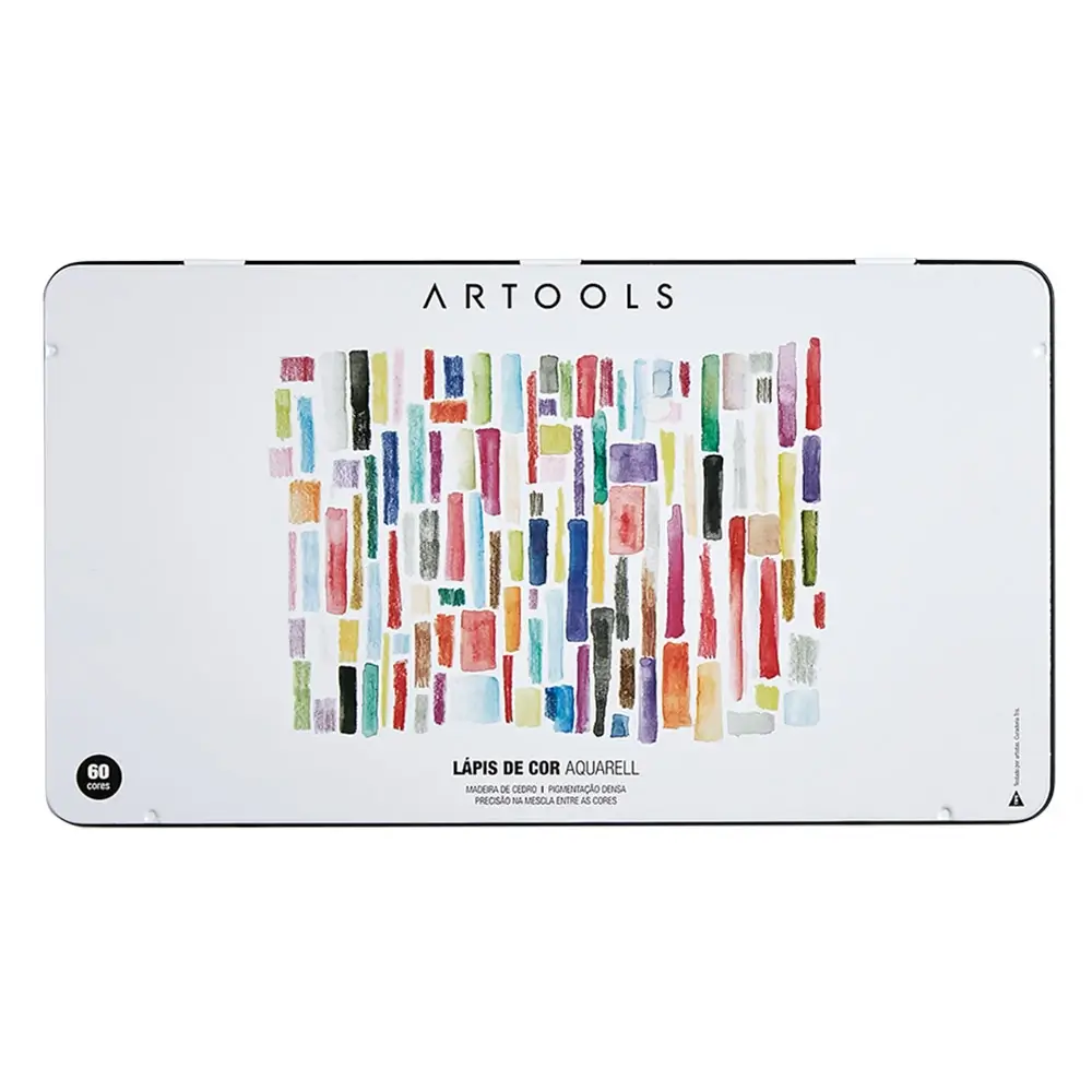 Lápis de Cor Aquarelável Aquarell - 60 Cores - Artools - Imagem 1