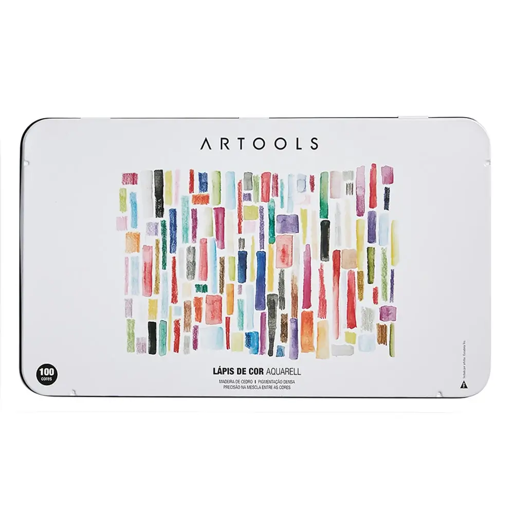 Lápis de Cor Aquarelável Aquarell - 100 Cores - Artools - Imagem 1