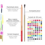 Lápis de Cor Aquarelável Aquarell - 100 Cores - Artools - Thumbnail 3