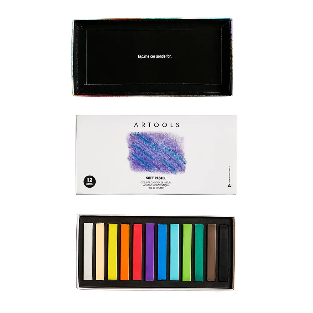 Pastel Seco Soft – Conjunto C/12 Cores - Artools - Imagem 2