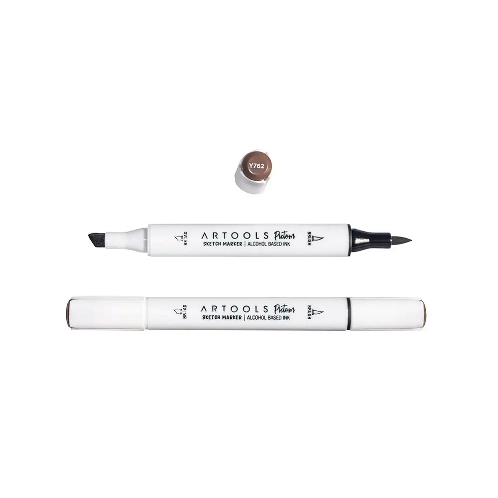 Marcador à Base de Álcool Pictom - Amarelo Y762 - Caixa C/ 6 un - Artools - Imagem 2