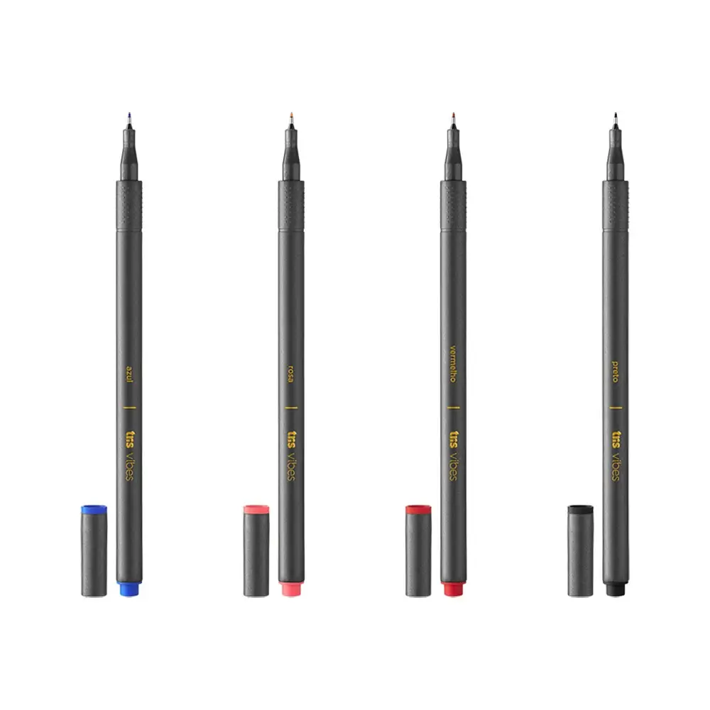 Caneta Superfina Vibes - Cores Sortidas - Pote C/ 48 un - Tris - Imagem 2