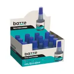 Tinta para Carimbo - 40ml - Azul - Display C/12 un - Bazze - Thumbnail 1