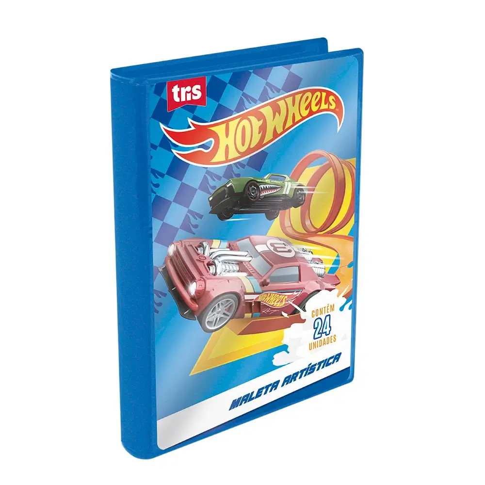 Kit Maleta Artistica C/24 peças - Hot Wheels - Imagem 1