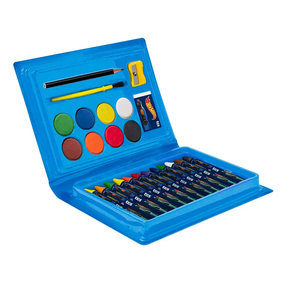 Kit Maleta Artistica C/24 peças - Hot Wheels - Imagem 2