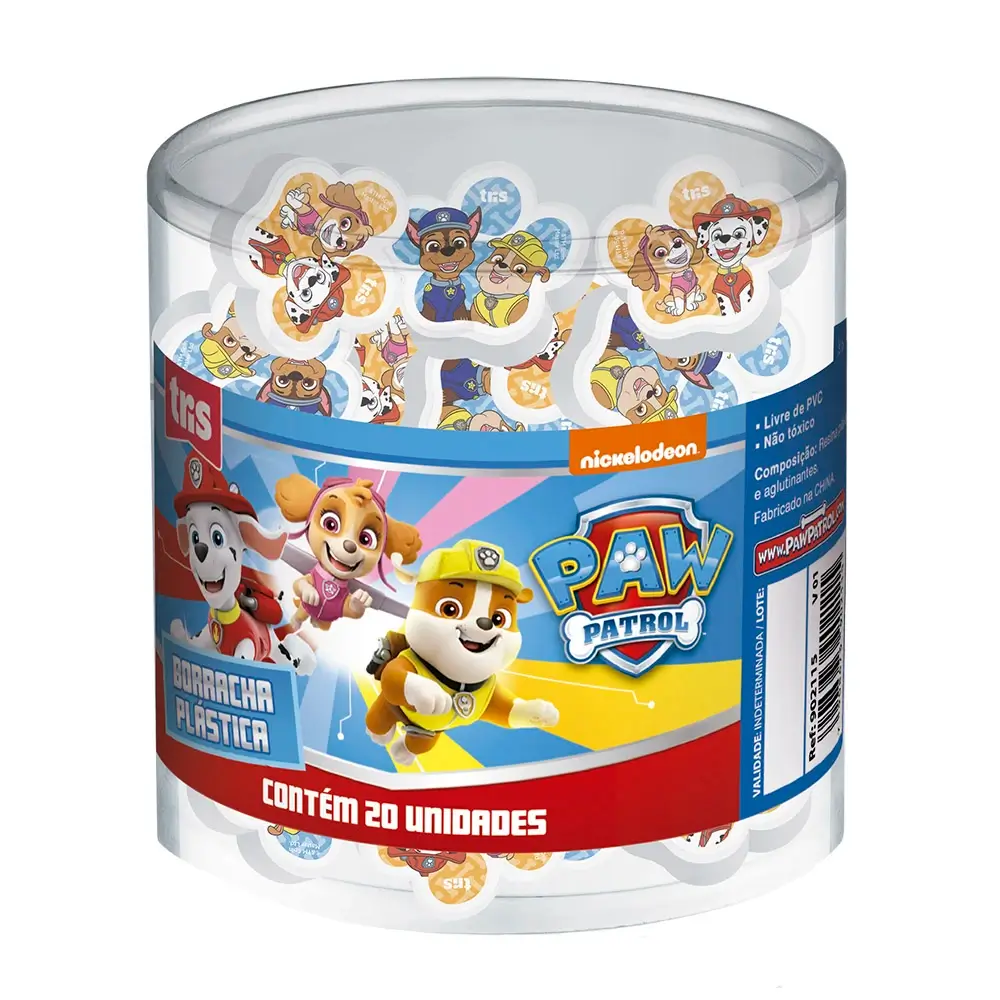 Borracha Top - Pote C/20 un - Patrulha Canina - Imagem 1