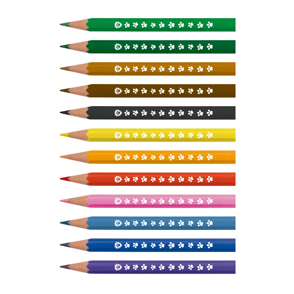 Lápis de Cor - Mini - 12 Cores - Patrulha Canina - Imagem 2