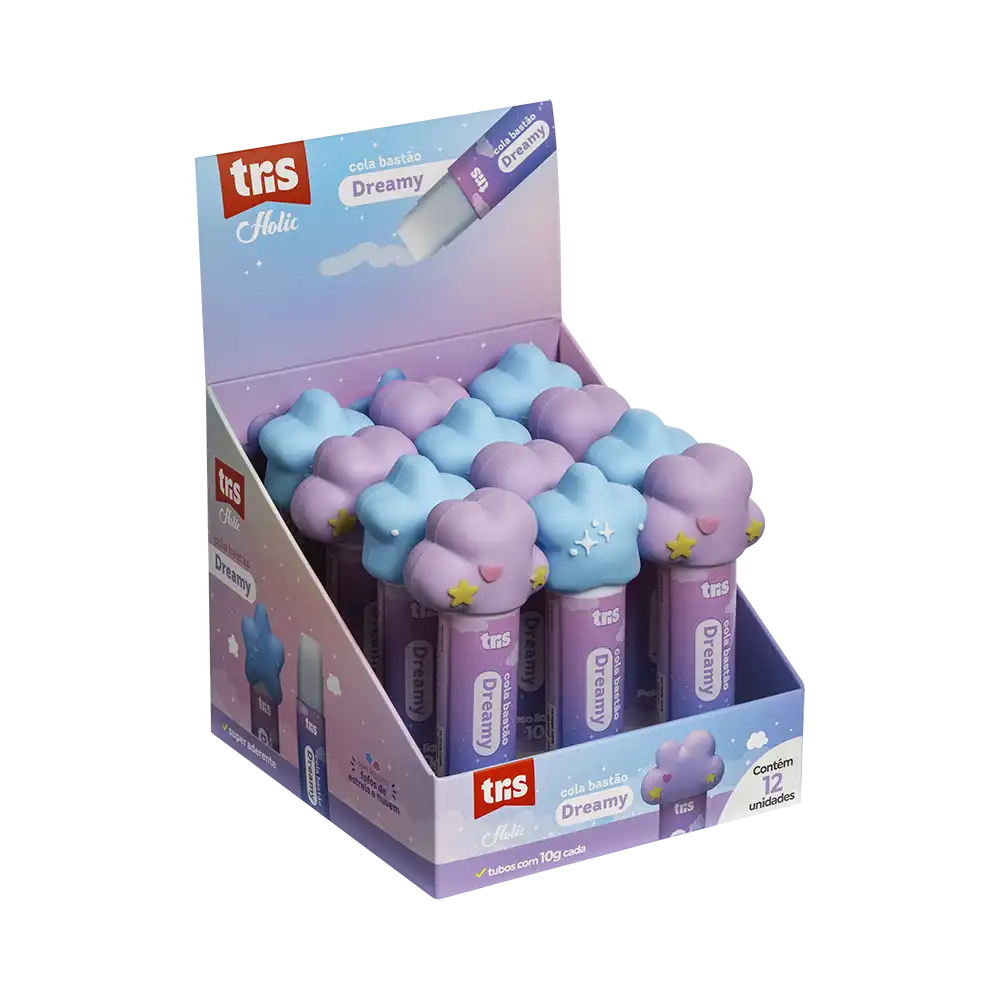 Cola Bastão Holic Dreamy - 10g - Display C/12 un - Tris - Imagem 1