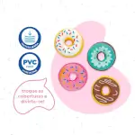 Borracha Donuts Holic Docinhos - Display C/12 Estojos C/4 un Cada - Tris - Thumbnail 4