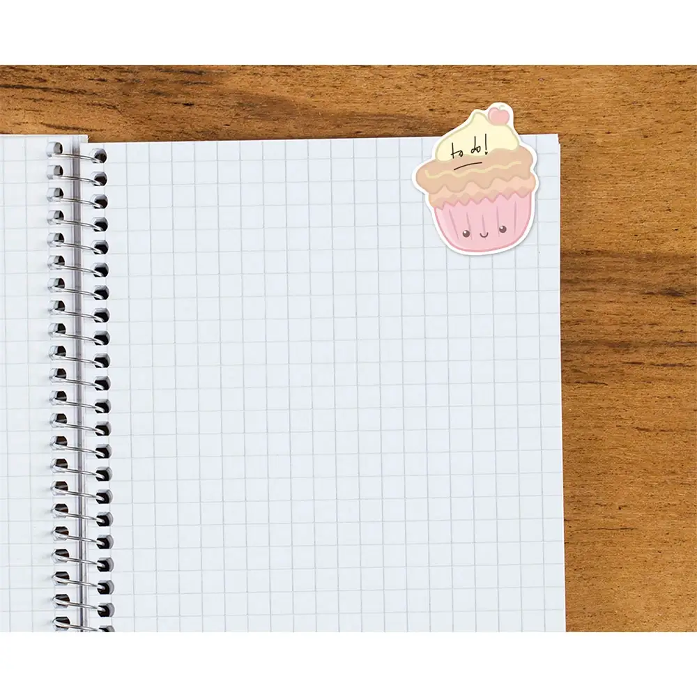 Notas Autoadesivas Cupcake Holic Docinhos - Cartela C/1 Bloco x 50Folhas - Tris - Imagem 2