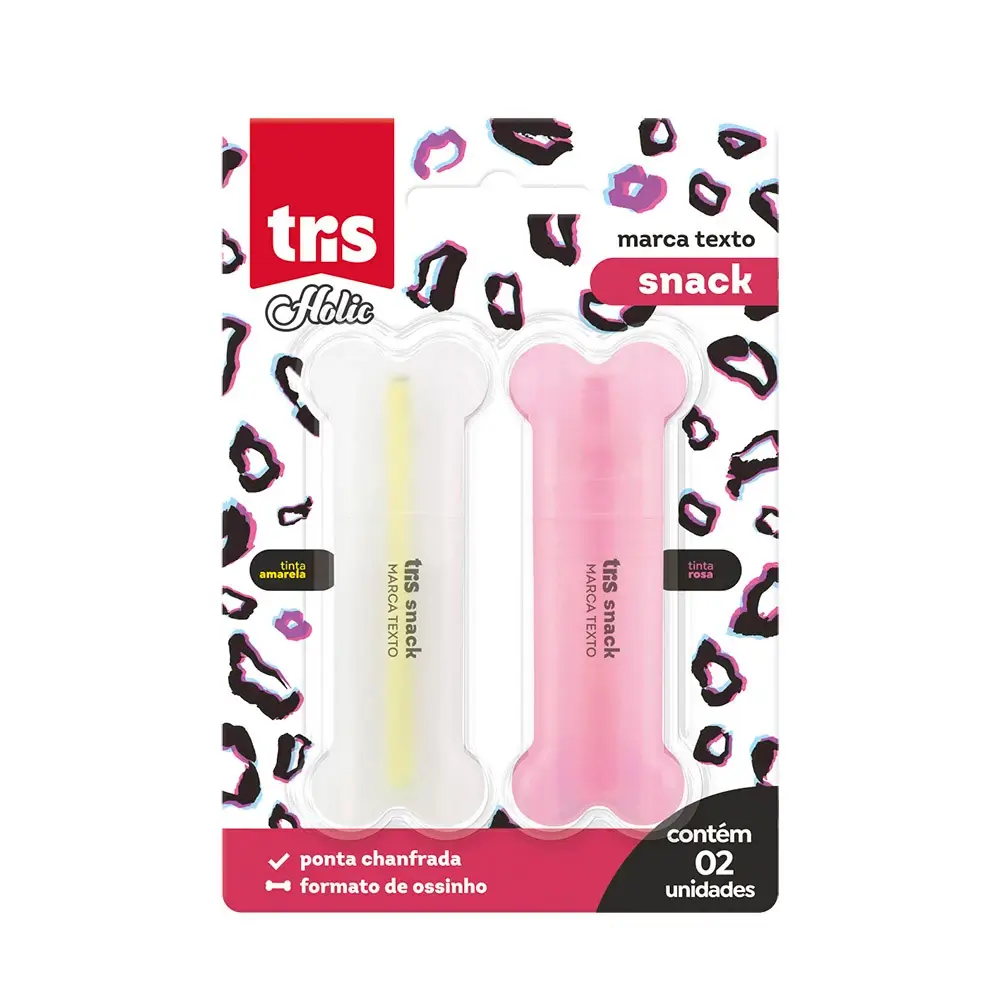 Marca-Texto Holic Pets - Cartela C/2 un - Tris - Imagem 1