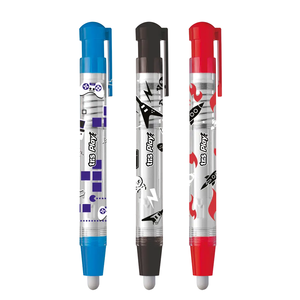 Caneta Borracha Play - Cores Sortidas - Display C/24 un - Tris - Imagem 3